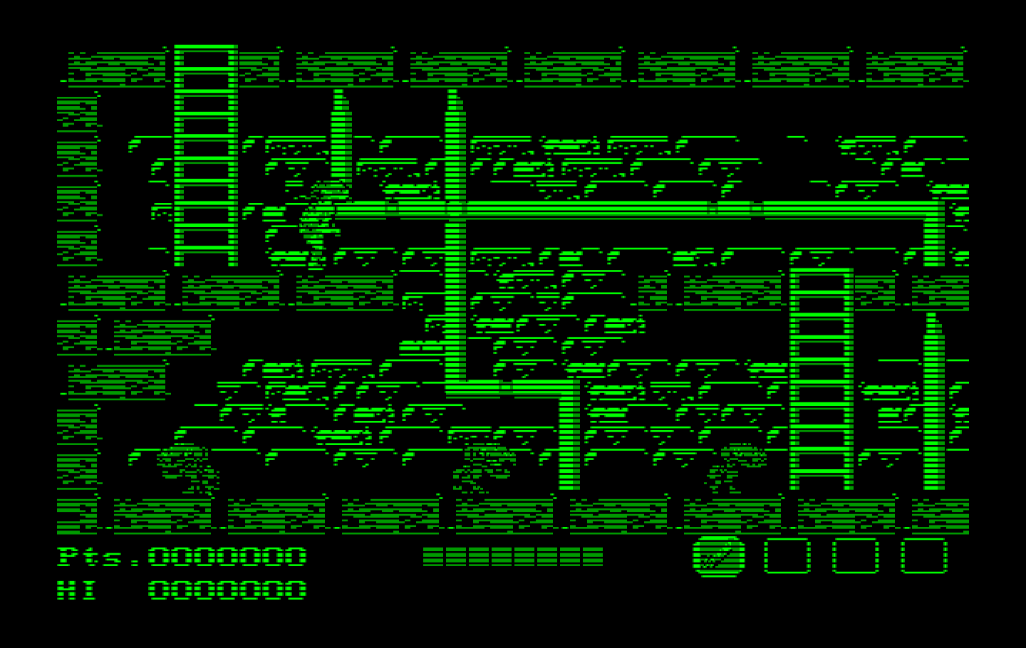 Teenage Mutant Ninja Turtles IBM PC/Compatibles Screenshot: Entering a sewer...