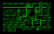 Teenage Mutant Ninja Turtles for IBM PC/Compatibles - Pick up the pizza slice to restore some energy.