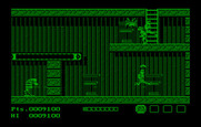 Teenage Mutant Ninja Turtles for IBM PC/Compatibles - In a warehouse; climb the ladder to the next screen!