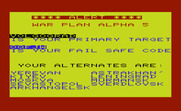 B-1 Nuclear Bomber for Commodore VIC-20 - Alert! Here's your goal...
