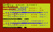 B-1 Nuclear Bomber for Commodore VIC-20 - Enemies encountered...