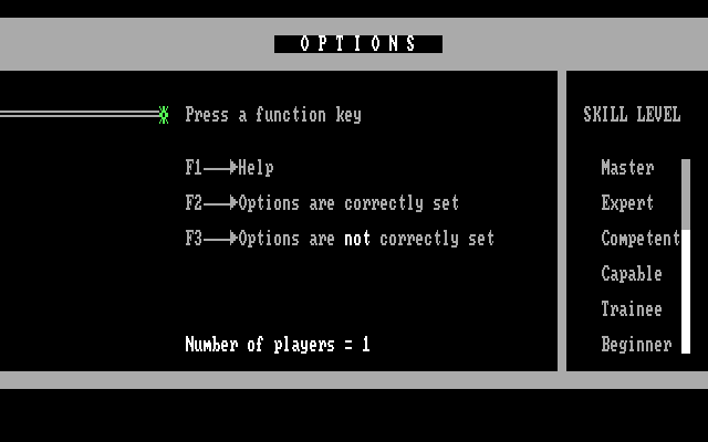Wordtrix IBM PC/Compatibles Screenshot: Ready to begin?