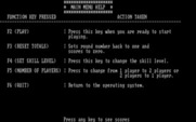 Wordtrix for IBM PC/Compatibles - Main menu help.