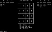 Wordtrix for IBM PC/Compatibles - Entering in words...