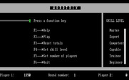 Wordtrix for IBM PC/Compatibles - Main menu.
