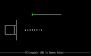 Wordtrix for IBM PC/Compatibles - Title screen.