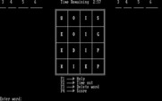 Wordtrix for IBM PC/Compatibles - Game start.