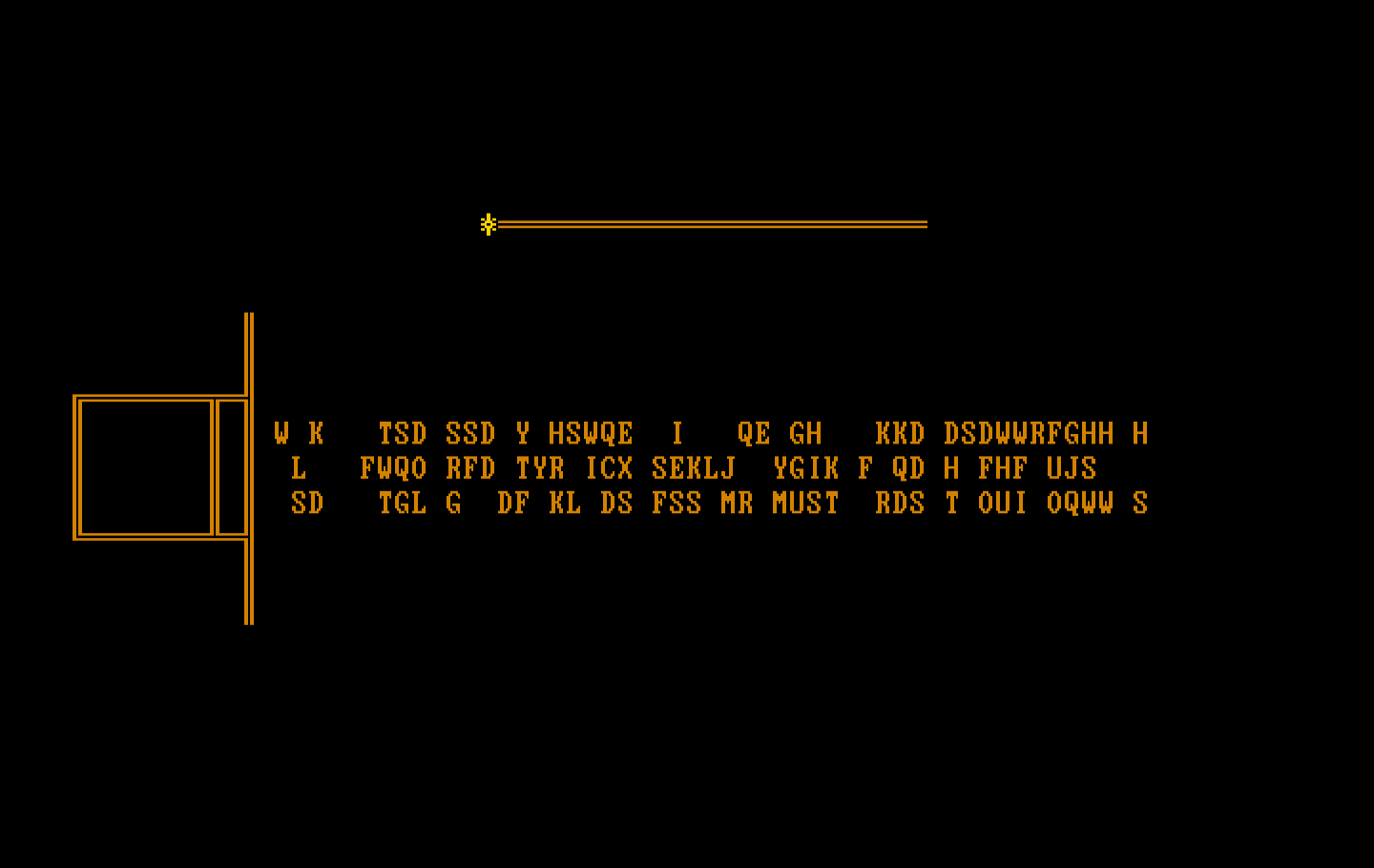 Wordtrix IBM PC/Compatibles Screenshot: Introduction screen.