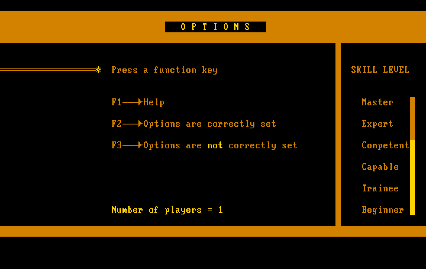 Wordtrix IBM PC/Compatibles Screenshot: Ready to begin?