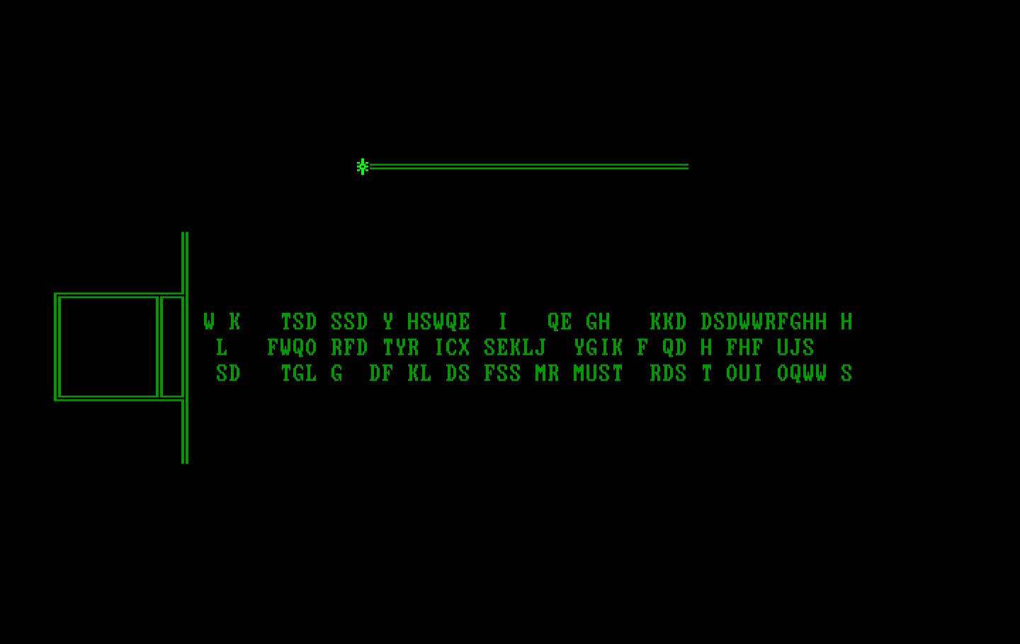 Wordtrix IBM PC/Compatibles Screenshot: Introduction screen.