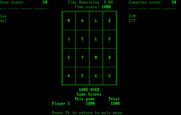 Wordtrix for IBM PC/Compatibles - Game over.