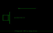 Wordtrix for IBM PC/Compatibles - Title screen.