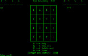 Wordtrix for IBM PC/Compatibles - And the game begins!