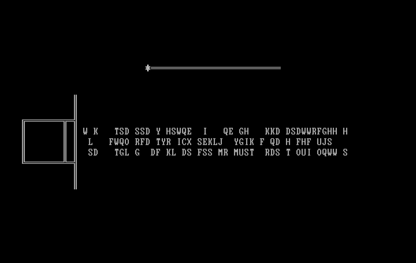 Wordtrix IBM PC/Compatibles Screenshot: Introduction screen.