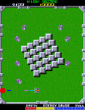 Grobda for Arcade - Players begin each level at the bottom of the screen.