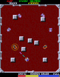 Grobda for Arcade - Some opponents have their own shields which makes them harder to destroy.