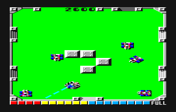 Grobda PC-6000 Series Screenshot: Firing at opponents...