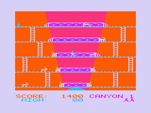 Canyon Climber PC-6000 Series Screenshot: Running and climbing my way to the top...