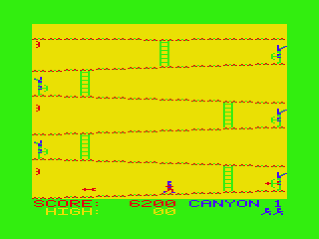 Canyon Climber PC-6000 Series Screenshot: The second screen.