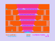Canyon Climber for PC-6000 Series - Game start.