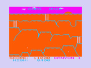 Canyon Climber for PC-6000 Series - Game over.