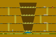 Canyon Climber for Atari 8-bit - Game start.