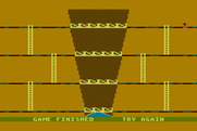 Canyon Climber for Atari 8-bit - Game over.