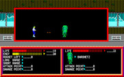 Lamia 1999 for PC-8800 Series - Battle begins...but I probably can't win this one!