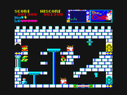 Castle, The for PC-6000 Series - Several opponents chase you through this room...