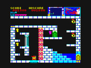 Castle, The for PC-6000 Series - The purple key would be useful, but I can't reach it from here...some yellow keys will have to do.
