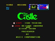 Castle, The for PC-6000 Series - Title screen.
