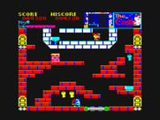 Castle, The for PC-6000 Series - For now the only way I can go is back up to the room I came from...