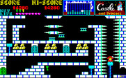 Castle, The for PC-8800 Series - There's some gold bars to grab for a bonus!