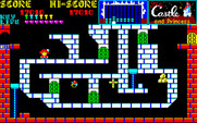 Castle, The for PC-8800 Series - I need more green keys to get through this area.