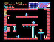 Castle, The for Sega SG-1000 - I'll need to devise a way to reach these keys...