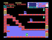 Castle, The for Sega SG-1000 - My character flashes indicating the air tank is working!