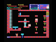 Castle, The for MSX - I need to reach that yellow door somehow.