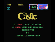 Castle, The for MSX - Title screen.