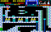 Castle, The for Sharp X1 - Do I go for the green key, or use the green door here?