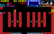 Castle, The for Sharp X1 - I'll need to loop around several screens over and over to collect all of these keys.