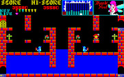 Castle, The for Sharp X1 - On my way out of the basement now...