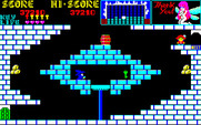 Castle, The for Sharp X1 - That green key will be tough to retrieve!