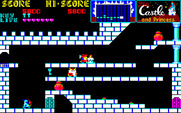 Castle, The for Sharp X1 - Pushing a candle around...