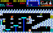 Castle, The for Sharp X1 - A few items, but several tricky opponents chase you here!