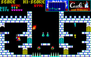 Castle, The for Sharp X1 - That fireball chases you, so be careful!