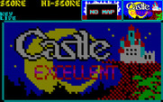 Castlequest for PC-8800 Series - Title screen.