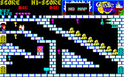 Castlequest for PC-8800 Series - That's a tricky place for an opponent to appear...