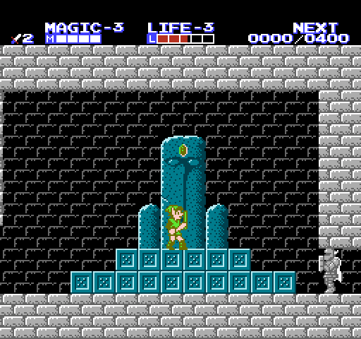 Zelda II: The Adventure of Link NES / Famicom Screenshot: Exploring continues...