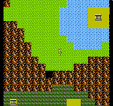 Zelda II: The Adventure of Link for NES / Famicom - There's a cave in this mountain...I wonder if anything is in it?