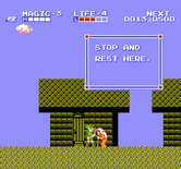 Zelda II: The Adventure of Link for NES / Famicom - Restore your health in towns.